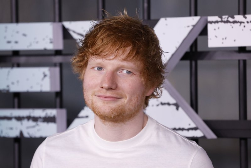 "A Special Ed Sheeran Immersive Experience," a musical experience featuring performances by Ed Sheeran, is coming to iHeartLand's State Farm Park in "Fortnite." File Photo by John Angelillo/UPI