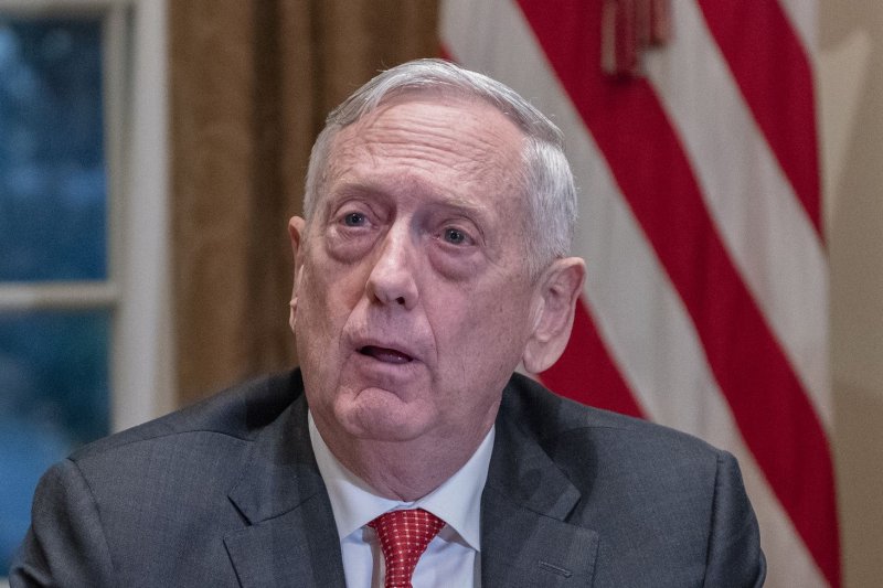 United States Secretary of Defense James Mattis called for a cease fire so peace talks can begin. Photo by Ron Sachs/UPI