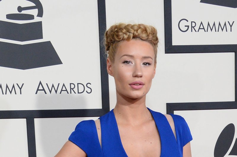 Recording artist Iggy Azalea chastised Papa John's after their poor response to a leak of her personal information. Photo by Jim Ruymen/UPI