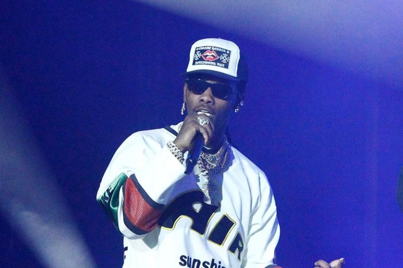 Offset performs on stage during the Day N Vegas Music Festival at the Las Vegas Festival Grounds on November 2. The rapper turns 28 on December 14. File Photo by James Atoa/UPI