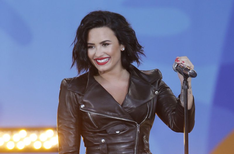 Demi Lovato performs on "Good Morning America" on June 17. The singer split from Wilmer Valderrama in June. File Photo by John Angelillo/UPI