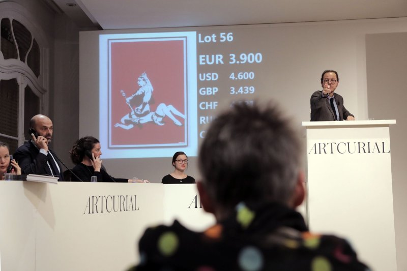 International auction house Sotheby's announced Monday that it had been acquired by French billionaire Patrick Drahi for $3.7 billion. File Photo by Maya Vidon-White/UPI | <a href="/News_Photos/lp/368e62cfbd264f90a70c37a433f2362e/" target="_blank">License Photo</a>
