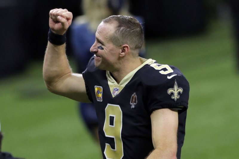 New Orleans Saints quarterback Drew Brees completed 28 of 39 passes for 265 yards and two touchdowns against the Chicago Bears. File Photo by AJ Sisco/UPI