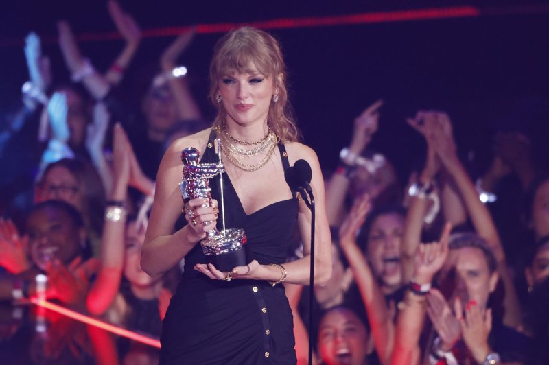 Five of the Top 10 albums on the Billboard 200 chart this week were by Taylor Swift. File Photo by John Angelillo/UPI