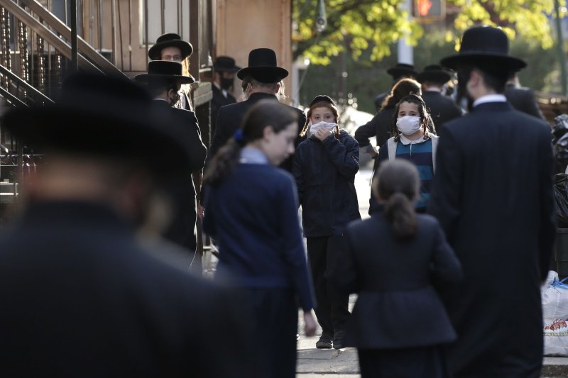 The Anti-Defamation League said Tuesday that the pandemic has impacted the number of&nbsp;anti-Semitic incidents in the United States. Photo by John Angelillo/UPI