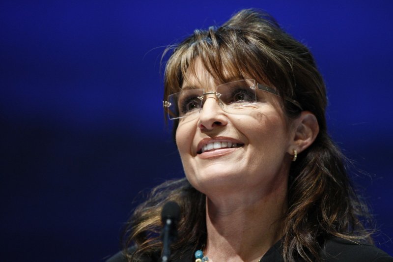Former vice-presidential candidate and governor of Alaska Sarah Palin speaks at the National Rifle Association's Leadership Forum in Charlotte, North Carolina on May 14, 2010. UPI/Nell Redmond . | <a href="/News_Photos/lp/739fa55f853555fea9ca84e917262bae/" target="_blank">License Photo</a>