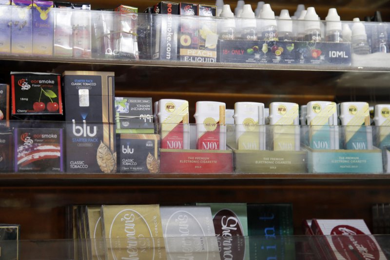 The city of Milwaukee said more than a dozen people have been hospitalized recently with inflamed lungs, possibly from e-cigarette use. File Photo by John Angelillo/UPI