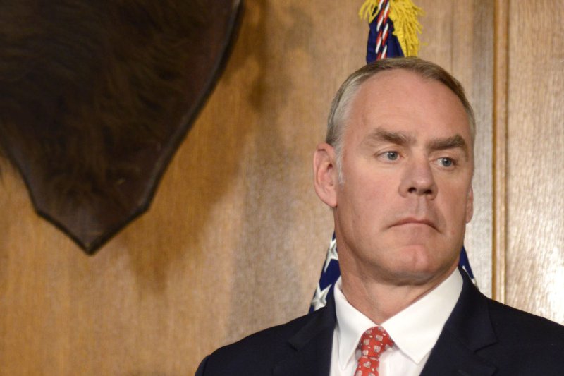 Interior Secretary Ryan Zinke says royalty rates for lease areas in the shallow waters for the Gulf of Mexico were lowered for an August auction to reflect current market conditions File photo by Mike Theiler/UPI