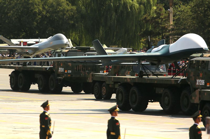 A Chinese military plane flew into South Korea's air defense zone on Wednesday, prompting Seoul to scramble fighter jets. File Photo by Stephen Shaver/UPI | <a href="/News_Photos/lp/3b0cf52397e3adc60b6c6941fb034580/" target="_blank">License Photo</a>