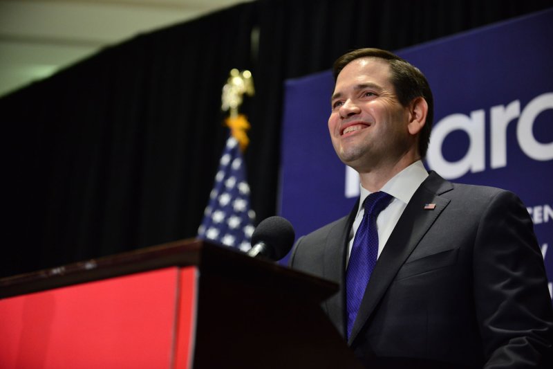 Sen. Marco Rubio, R-Fla., said Wednesday he plans to run for re-election after previously saying he would retire from the Senate if he wasn't elected president. File Photo byJohnny Louis/UPI