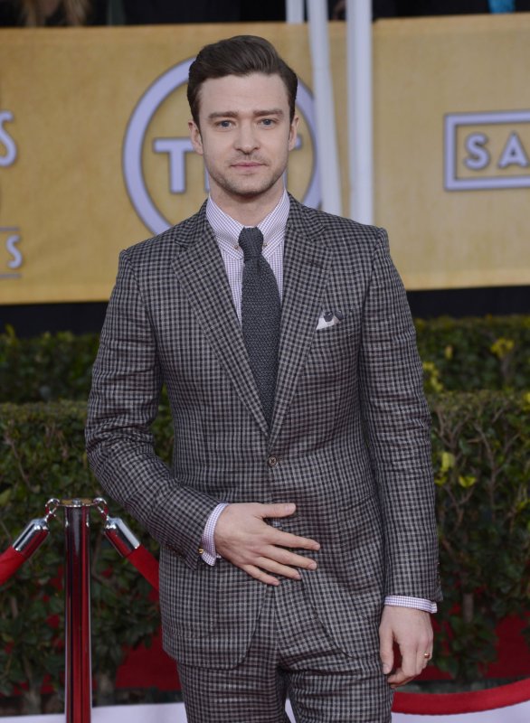 Actor Justin Timberlake arrives for the 19th Annual SAG Awards held at the Shrine Auditorium in Los Angeles on on January 27, 2013. UPI/Phil McCarten