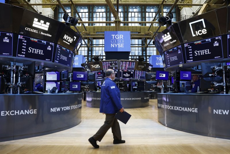 The Dow Jones Industrial Average fell 129 points Tuesday as markets pulled off a late rally to avoid larger losses amid concern about a potential recession. File Photo by John Angelillo/UPI | <a href="/News_Photos/lp/f15ad044bf2d719956d7b33bda6c3f46/" target="_blank">License Photo</a>