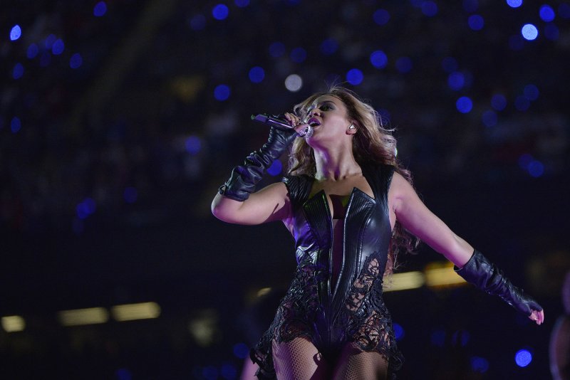 Beyonce performs during the Super Bowl XLVII halftime show at the Mercedes-Benz Superdome on February 3, 2013 in New Orleans. UPI/Kevin Dietsch