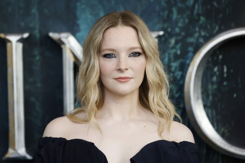 Morfydd Clark arrives on the red carpet at "The Lord of the Rings: The Rings Of Power" New York screening at Lincoln Center on August 23. Photo by John Angelillo/UPI