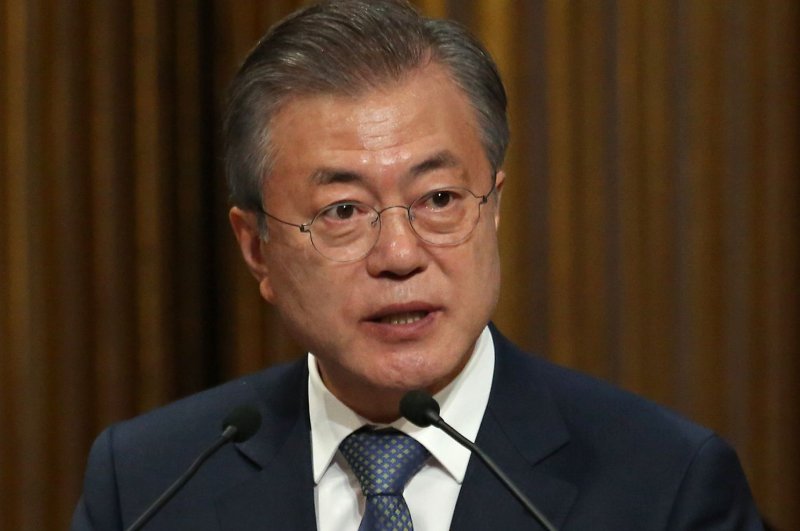 South Korean President Moon Jae-in has ruled out a ban of foreign nationals who had been to China as Seoul tried to contain a massive outbreak of the deadly coronavirus on Friday. File Photo by David Silpa/UPI