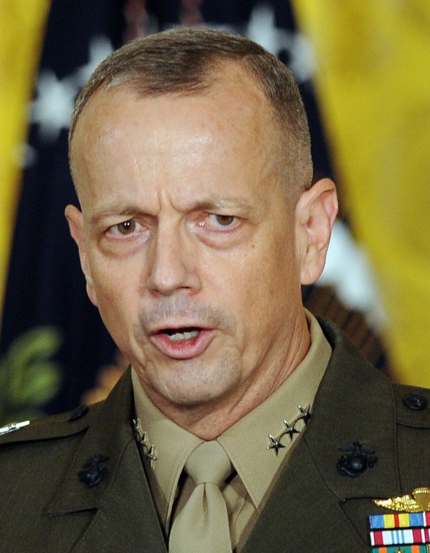Gen. John Allen, shown in Washington April 27, 2011. UPI/Roger L. Wollenberg