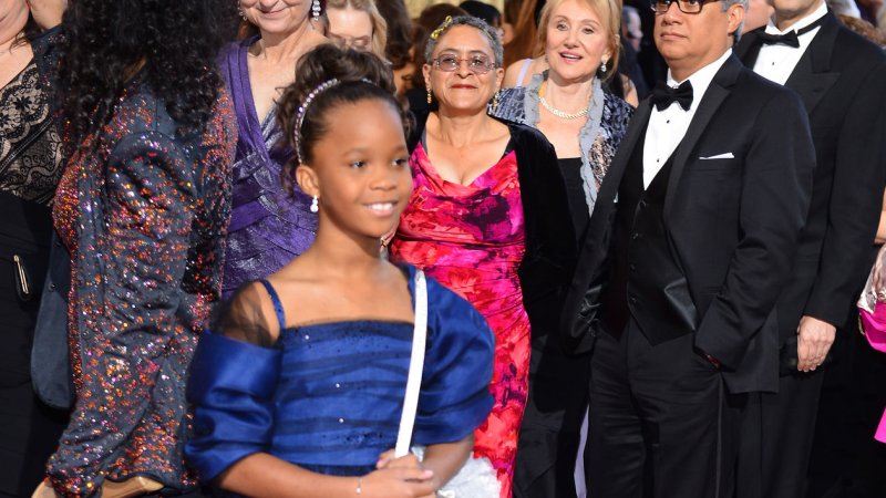 Actress Quvenzhane Wallis arrives on the red carpet at the 85th Academy Awards at the Hollywood and Highlands Center in the Hollywood section of Los Angeles on February 24, 2013. UPI/Jim Ruymen