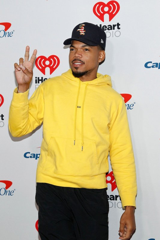 Chance the Rapper arrives for the iHeartRadio Music Festival at the T-Mobile Arena in Las Vegas on September 21, 2019. The musician turns 30 on April 16. File Photo by James Atoa/UPI