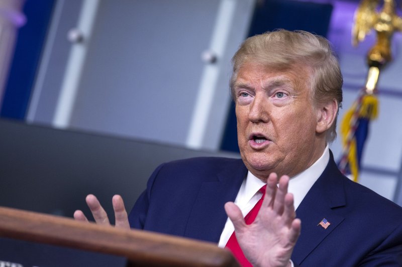 President Donald Trump on Tuesday approved the USNS Comfort to treat COVID-19 patients instead of acting only as a space to alleviate pressure on New York's hospital system as the state reported 600 new deaths and 8,600 additional cases. &nbsp;Photo by Stefanie Reynolds/UPI