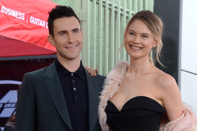 Adam Levine (L) denied cheating on his wife, Behati Prinsloo, after Instagram model Sumner Stroh said they had an affair. File Photo by Jim Ruymen/UPI