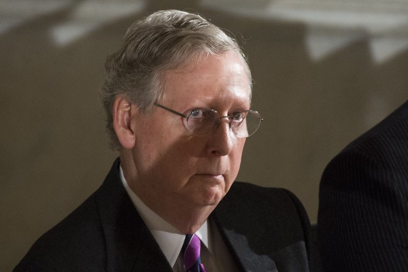 Senate Minority Leader Mitch McConnell, R-Ky. UPI/Kevin Dietsch