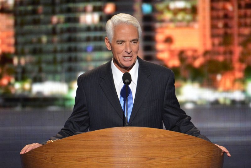 Charlie Crist, Jr., announced his resignation from Congress on Wednesday, just a few months before he faces Ron DeSantis in Florida's gubernatorial election. File photo by Kevin Dietsch/UPI