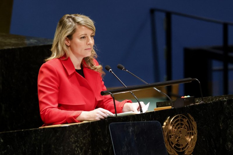 Canadian Foreign Minister Melanie Joly said she has summoned the Chinese ambassador over election interference concerns. File Photo by John Angelillo/UPI