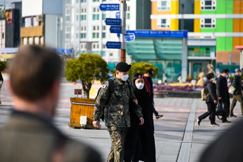South Korea's COVID-19 cases spiked on Wednesday to 1,261, with most patients traced to the southeastern city of Daegu. Photo by Thomas Maresca/UPI