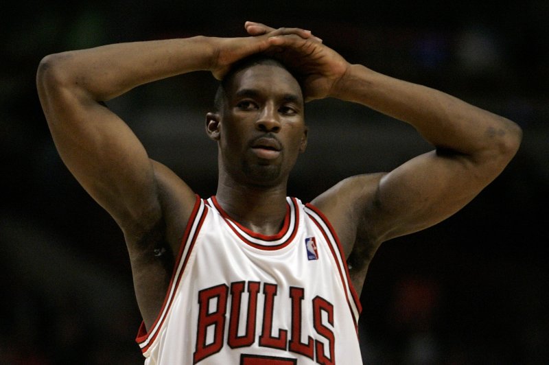 Former Chicago Bulls player Ben Gordon (pictured in 2007) was arrested this week on weapons charges, and officers said he was behaving in a "bizarre" manner at the time. File Photo by Brian Kersey/UPI