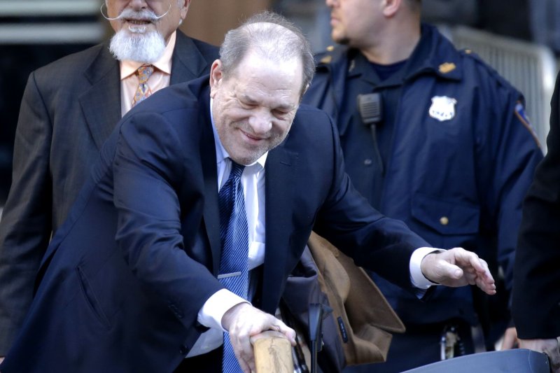 American film producer Harvey Weinstein faces new charges that he sexually assaulted and restrained a woman in a Los Angeles hotel in 2010, prosecutors said. Photo by John Angelillo/UPI