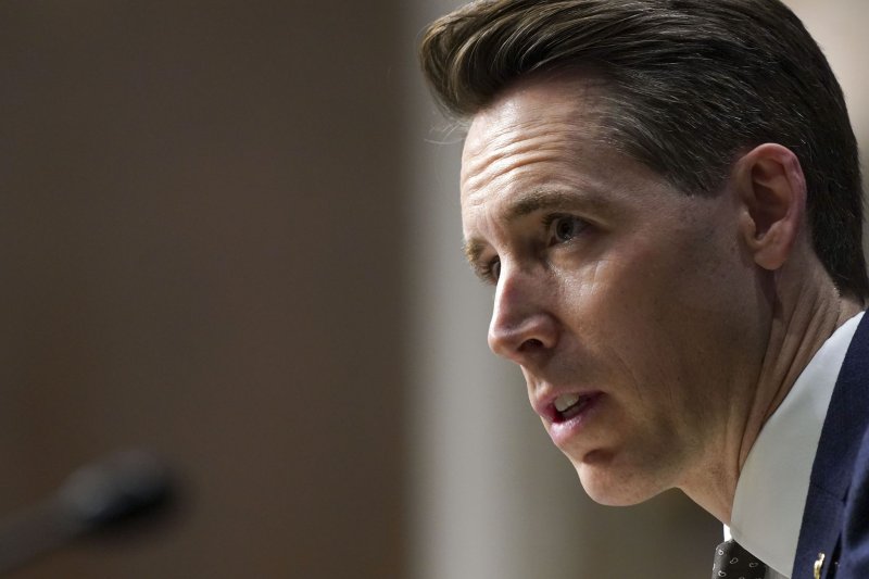 Senator Josh Hawley, R-Mo., announced he was opening an investigation into allegations of child abuse and medical malpractice at a Missouri children's hospital. File Photo by Leigh Vogel/UPI