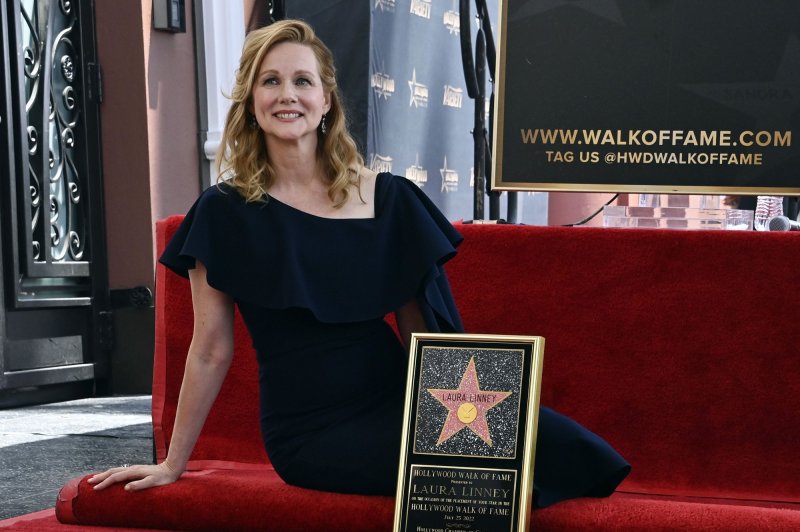 Actress Laura Linney received a star on the Hollywood Walk of Fame on Monday in recognition of her significant career in film, television and theater. Photo by Jim Ruymen/UPI