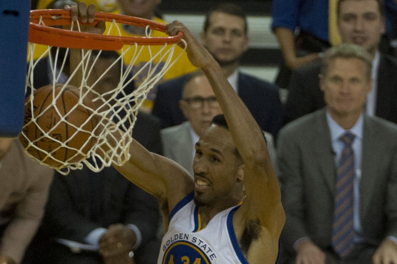 Shaun Livingston won three NBA titles with the Golden State Warriors from 2014 to 2018. File Photo by Terry Schmitt/UPI