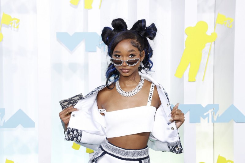 That Girl Lay Lay, shown here at the 2022 MTV Video Music Awards, will host "The Great Nickmas Tree Sliming... Hosted by That Girl Lay Lay." File Photo by John Angelillo/UPI | <a href="/News_Photos/lp/3e707bf5bf90991dc3f0affa1f772bb2/" target="_blank">License Photo</a>