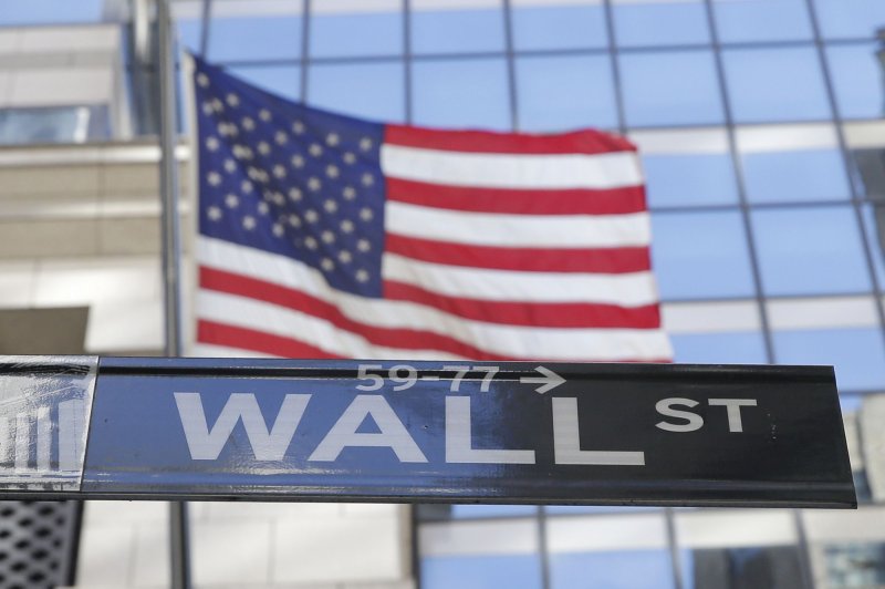 The Dow Jones Industrial Average fell 323 points on Monday as markets fell amid a broad decline in tech stocks. File Photo by John Angelillo/UPI