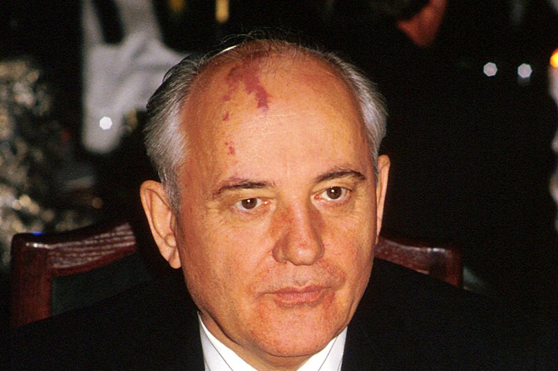 On August 19, 1991, a coup orchestrated by hard-line Communists removed Mikhail Gorbachev as president of the Soviet Union. File Photo by H. Ruckemann/UPI | <a href="/News_Photos/lp/a64a97bc138a98a220cc4b81741eb83f/" target="_blank">License Photo</a>