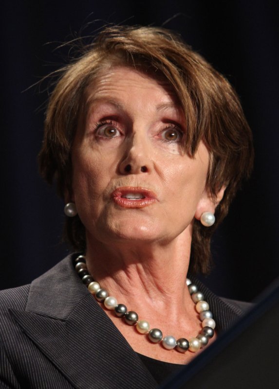House Minority Leader Nancy Pelosi, D-Calf., in Washington, Feb. 2, 2012. UPI/Chris Kleponis/Pool