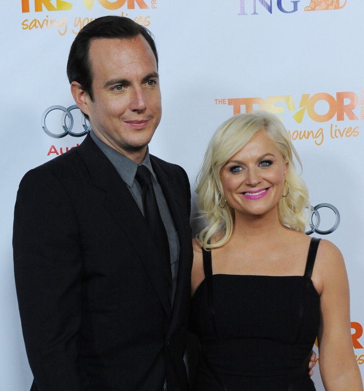 Actress Amy Poehler and her husband, actor Will Arnett in 2011. UPI/Jim Ruymen