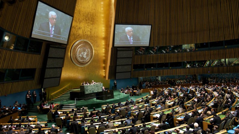 U.N. Twitter typo calls for '1-state' solution after Palestine vote