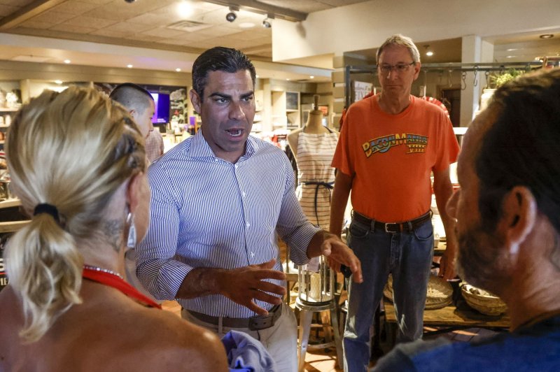 Miami Mayor Francis Suarez suspended his campaign for the Republican presidential nomination Tuesday, calling running for president " “one of the greatest honors of my life.” Photo by Tannen Maury/UPI