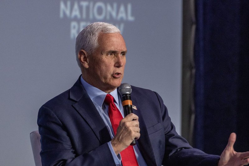 Mike Pence filed the paperwork Monday, officially seeking the Republican nomination for president of the United States in next year's election. File Photo by Tasos Katopodis/UPI