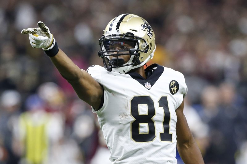 New Orleans Saints wide receiver Cameron Meredith appeared in six games with the Saints last season. He recorded nine catches for 114 yards and one touchdown. File Photo by AJ Sisco/UPI