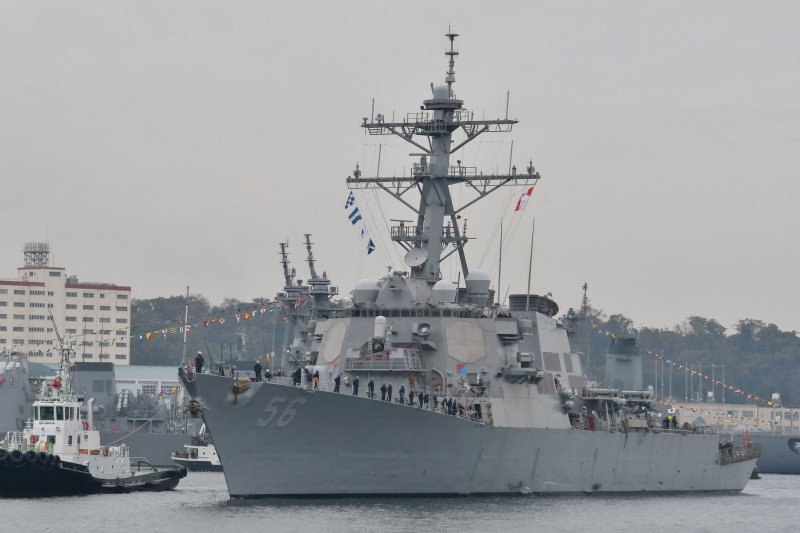 USS John S. McCain heads to new home port after 24 years in Japan