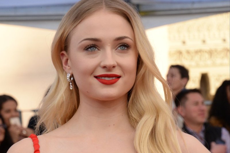 Actress Sophie Turner arrives for the the 23rd annual SAG Awards in Los Angeles on January 29. Turner announced she is engaged to Joe Jonas Sunday. File Photo by Jim Ruymen/UPI | <a href="/News_Photos/lp/876fb1b6fb0eb7bc4567e4b51947b4ed/" target="_blank">License Photo</a>