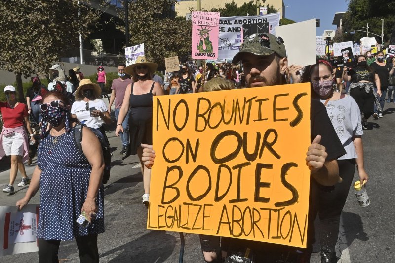 The 5th U.S. Circuit Court of Appeals on Monday sent a challenge to Texas' six-week abortion law by abortion clinics to the state's Supreme Court for further interpretation.&nbsp;File Photo by Jim Ruymen/UPI