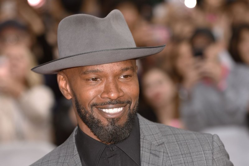 Jamie Foxx, who has been privately recovering from an April medical complication, was spotted out on a boat in Chicago Sunday. File Photo by Chris Chew/UPI