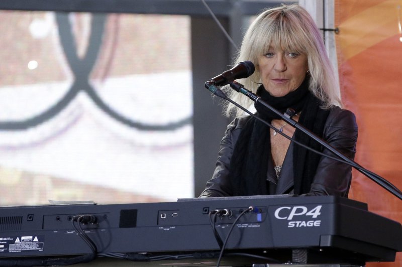 Fleetwood Mac singer/songwriter Christine McVie died Wednesday. File Photo by John Angelillo/UPI