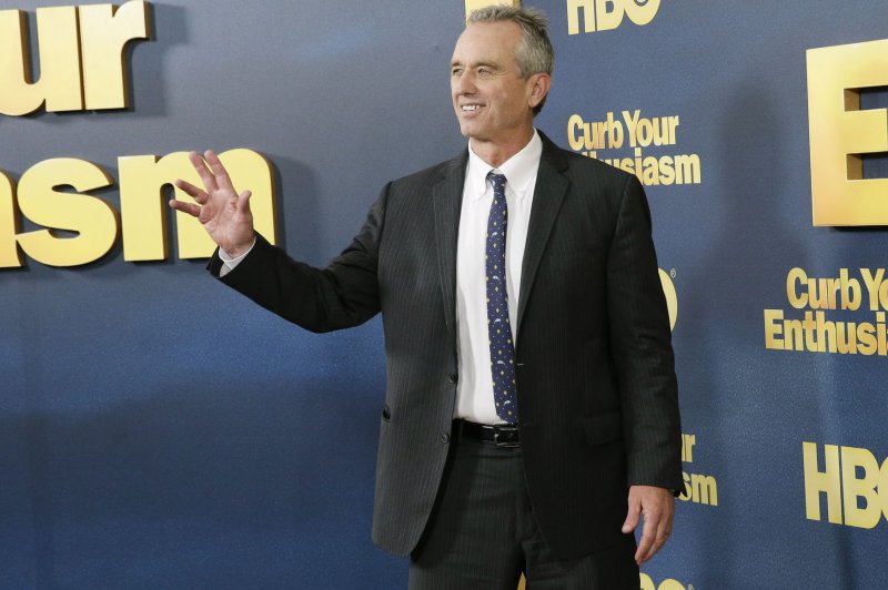 Robert F. Kennedy Jr. is pictured at a premiere event at SVA Theater in New York City on September 27, 2017. File Photo by John Angelillo/UPI