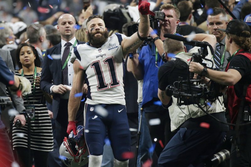 New England Patriots wide receiver Julian Edelman was the MVP of Super Bowl LIII. File Photo by John Angelillo/UPI