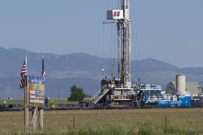 While fracking operations in the U.S. have been criticized by local communities for having a negative environmental impact, a new government report suggests they fracking operations in the U.K. will have environmental effects that will be "manageable." (File/UPI/Gary C. Caskey)